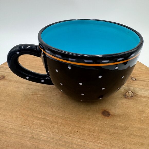 Laurel Burch large Cat Soup coffee Mug Ganz Ceramic,Coffee Soup Cup Mug Oversize - Picture 4 of 7